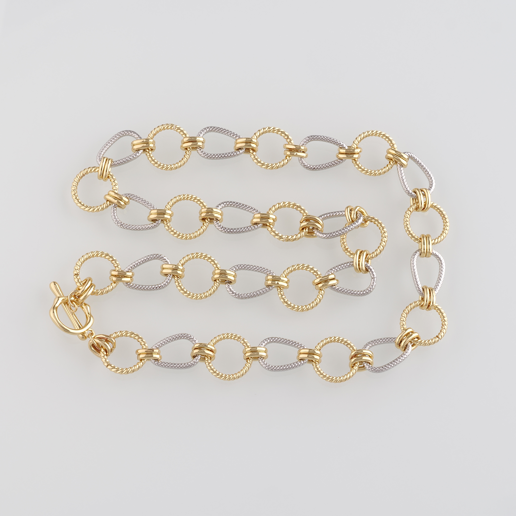 18K Gold Filled Twist Chain Necklace,Thin Link Chain Necklace,Twist Chain,Minimalist Necklace,Adjustable Necklace