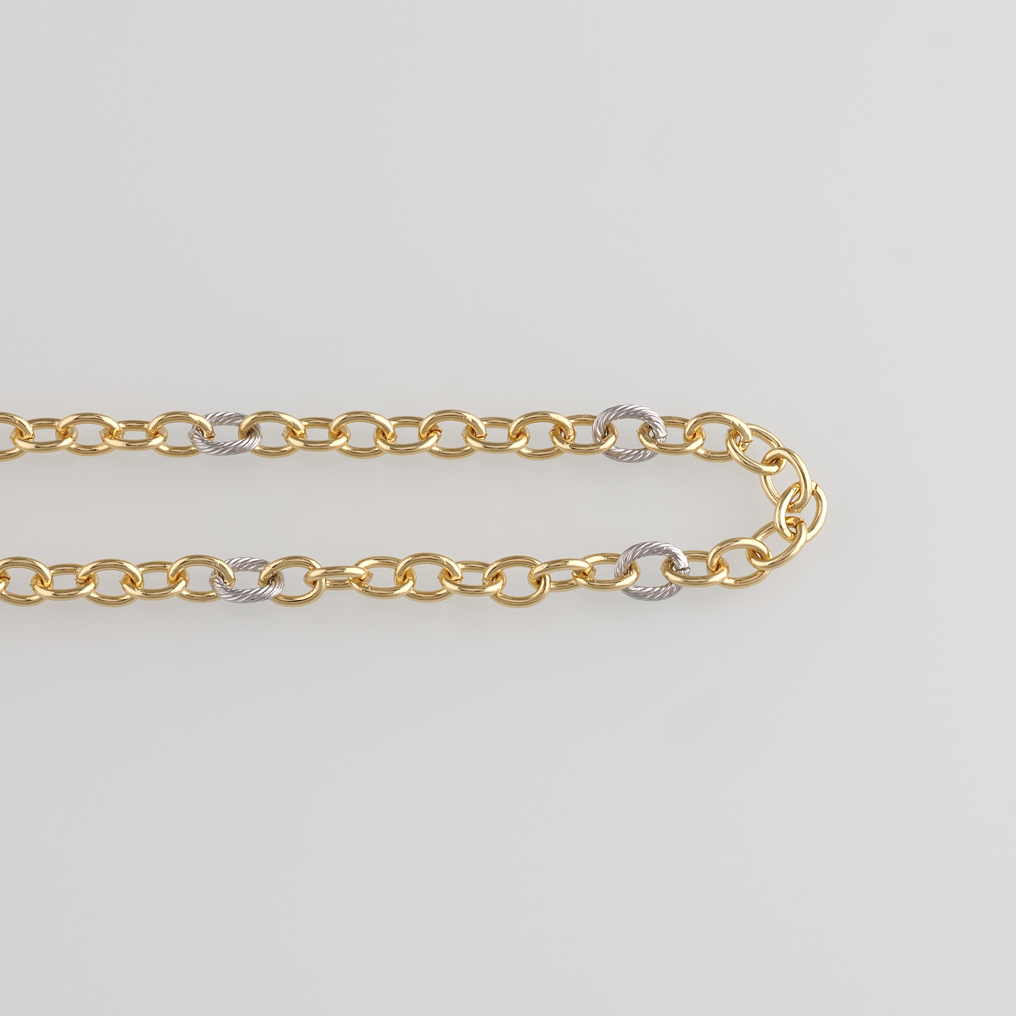18K Gold Filled Oval Link Necklace,Cable Chain,Minimalist Necklace,Paper Clip Chain Necklace,Adjustable Necklace