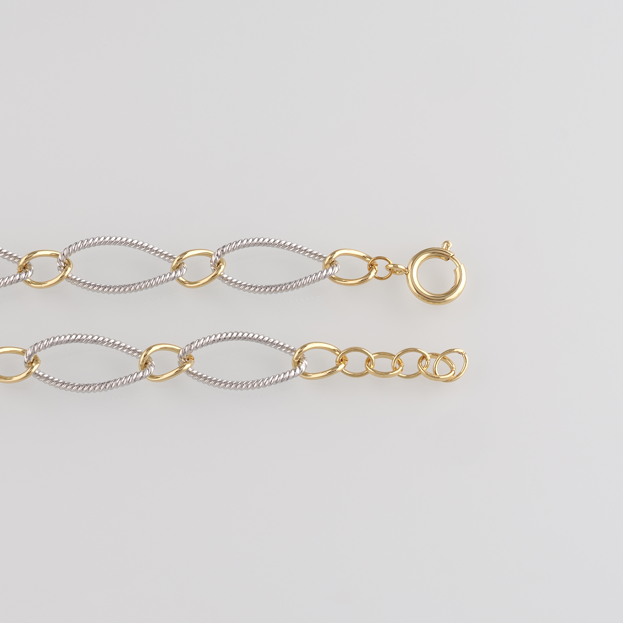 18K Gold Filled Twist Chain Necklace,Thin Link Chain Necklace,Twist Chain,Minimalist Necklace,Adjustable Necklace