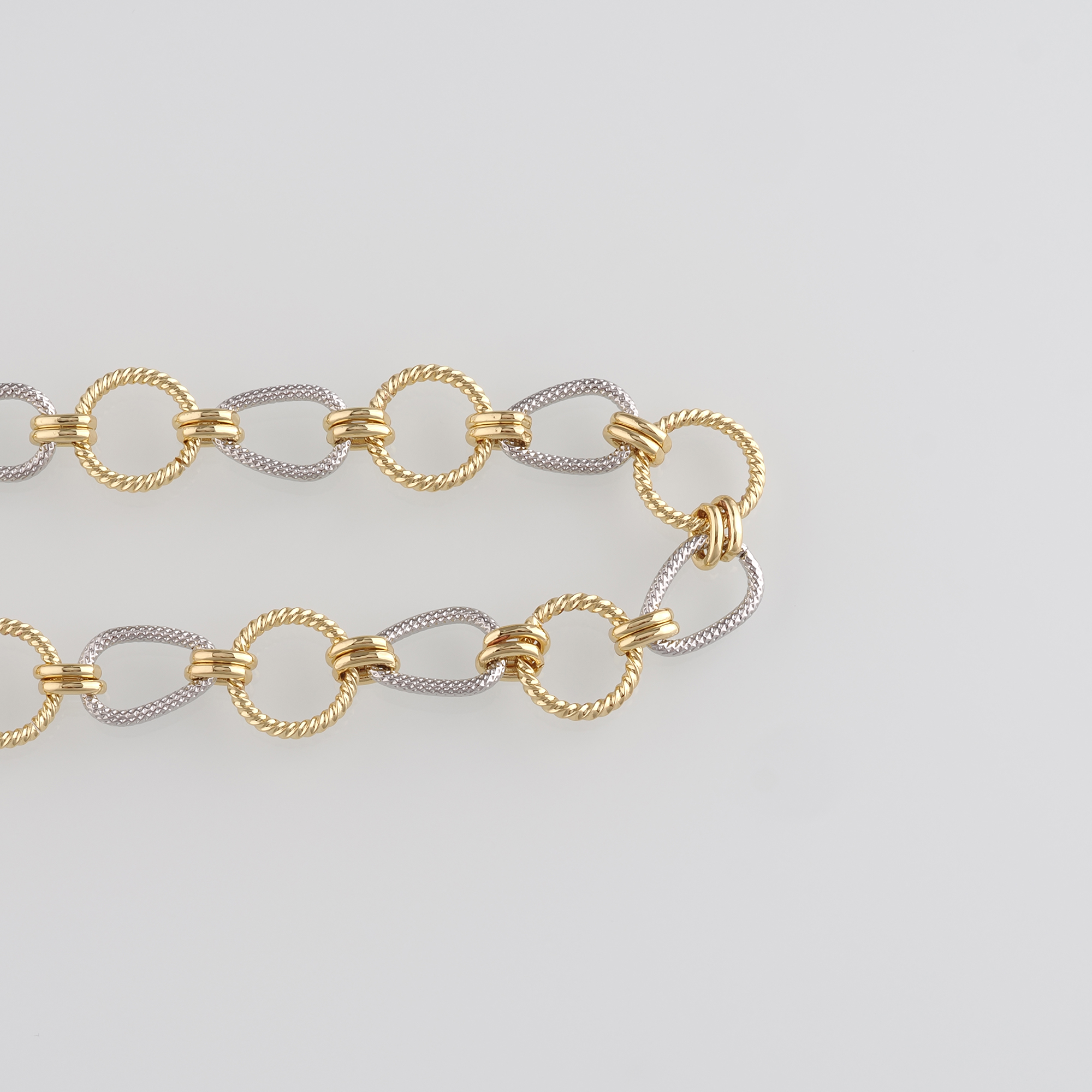 18K Gold Filled Twist Chain Necklace,Thin Link Chain Necklace,Twist Chain,Minimalist Necklace,Adjustable Necklace