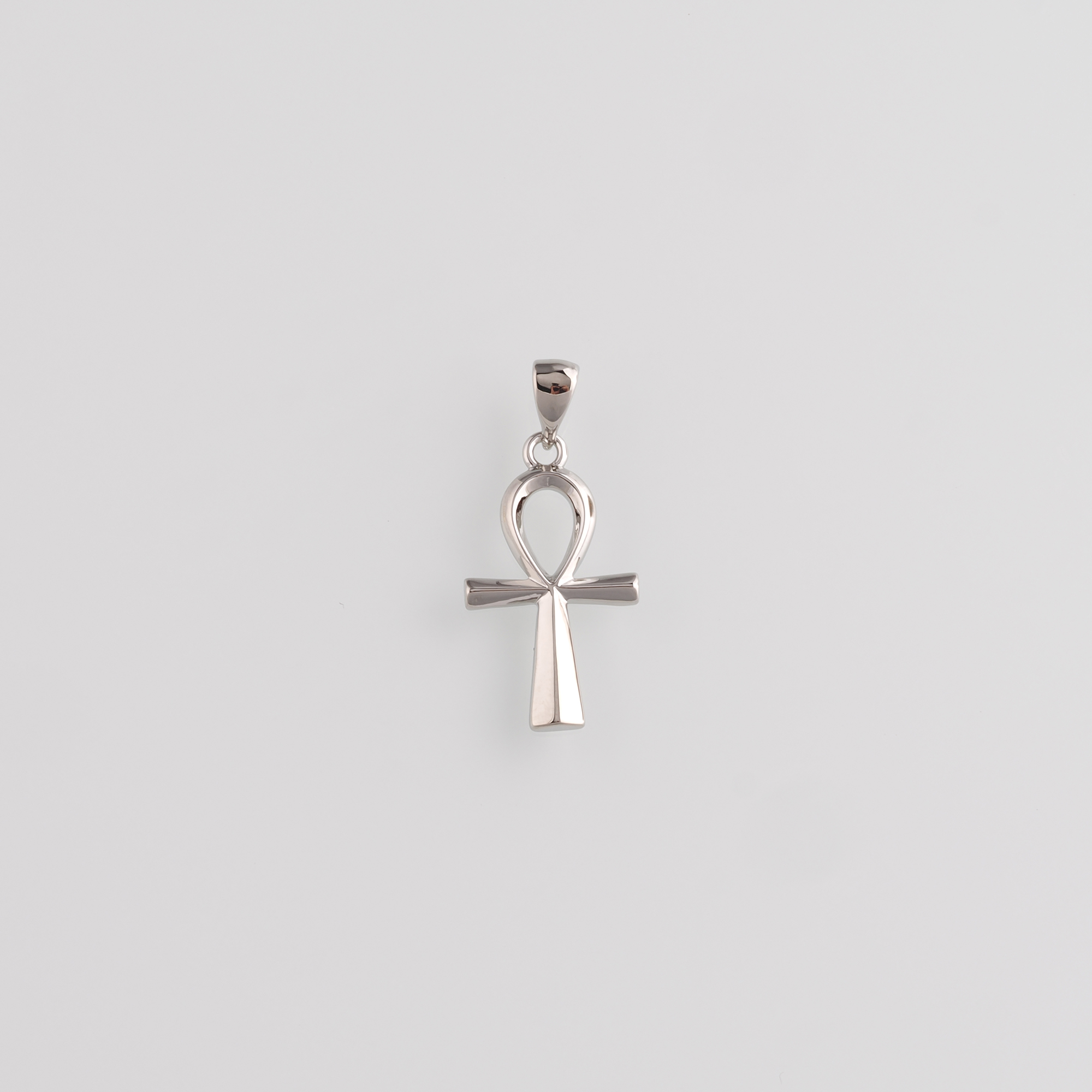 18K Gold Filled Ankh Pendant,Ankh Charm Earrings Necklace for DIY Jewelry Making Supply