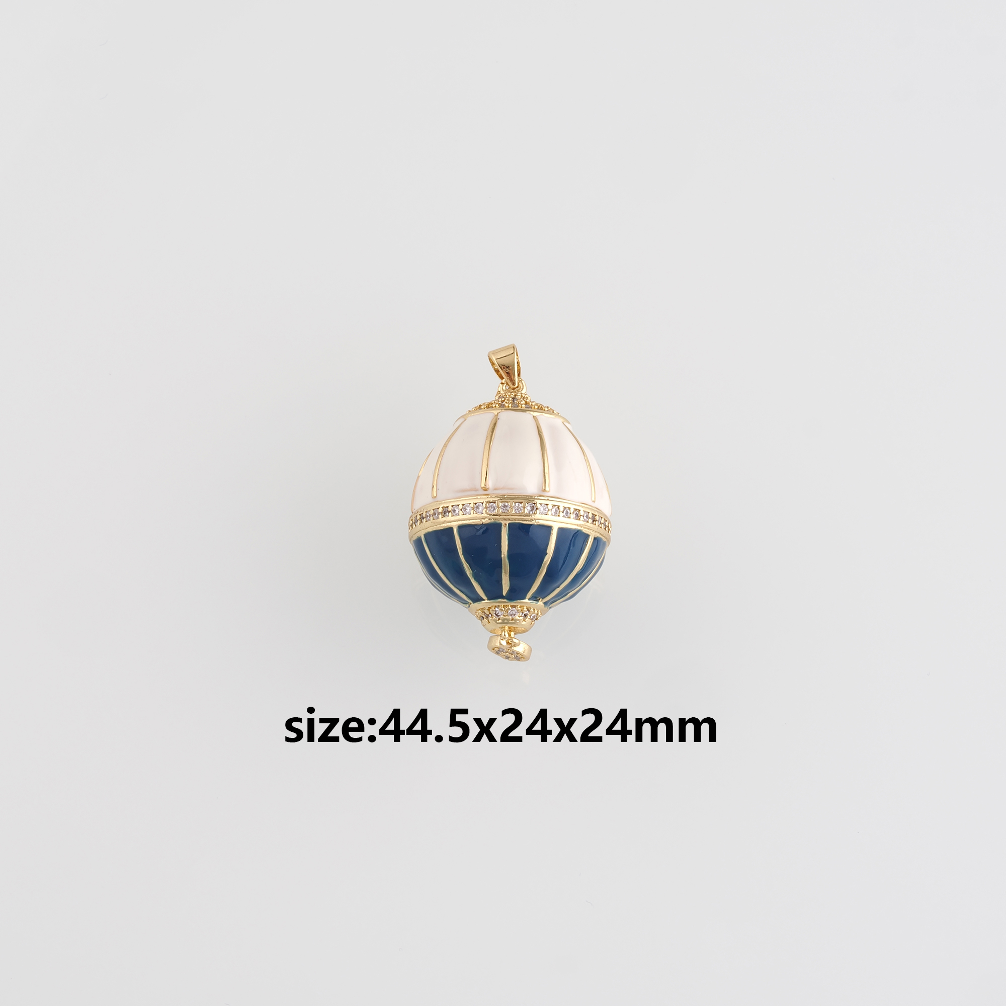 18K Gold Filled Oval Pendant,Enamel Oval Charm Earrings Necklace for DIY Jewelry Making Supply